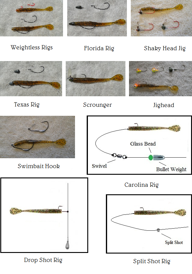 how to rig paddle tail worms